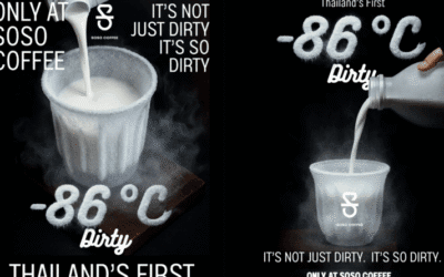 SoSo Coffee เปิดตัว “Dirty Coffee -86°C” ครั้งแรกในประเทศไทย