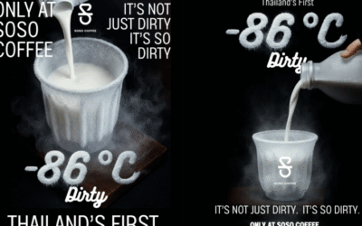 SoSo Coffee เปิดตัว “Dirty Coffee -86°C” ครั้งแรกในประเทศไทย